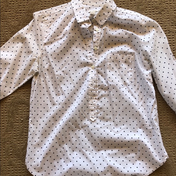 J.Crew button up popover - Picture 1 of 2